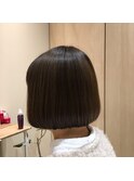 鹿沼で唯一本格ヘッドスパが出来る美容室　シンプルボブ