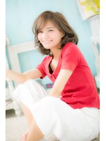 ミック ヘアアンドビューティー 大山店(miq  Hair&Beauty)&nbsp;デキる大人のくるんと♪”シフォンミディ”