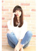 美髪ストレート☆彡ロングマッシュウルフ
