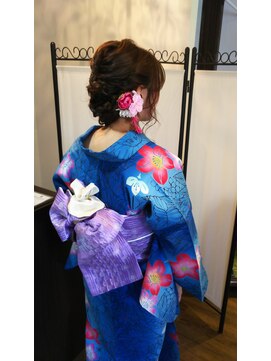 ヘアーフェイス リンド(hair face Lindo) 浴衣の着付け