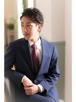 ヘアーアートシフォン 池袋西口店(Hair art chiffon)&nbsp;ビジネステクノツーブロックセミウェットクラウドマッシュ