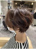 大人女子 ショートパーマ 吉祥寺