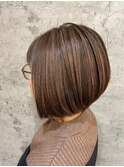 脱白髪染ハイライトカラーのその後