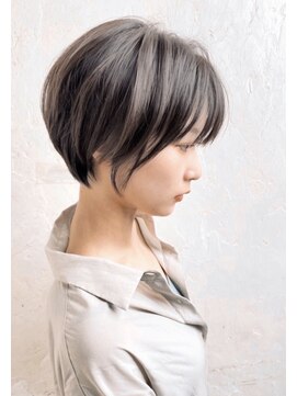 クレドガーデン 西新井店(CRED GARDEN) ひし形くびれショートボブ×好感度グレイアッシュ【西新井】p