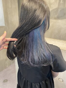 オルロバイイザ(ORLO by IZA) ◎紫×水色の推しインナーカラー