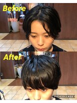 オフショア 松本(off SHORE)&nbsp;レディースショートの縮毛矯正【髪質改善】