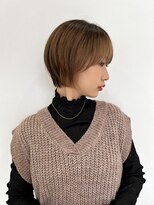 ハピネス クローバー 学園前店(Happiness CLOVER)&nbsp;丸みショート/前髪/顔周りカット/透明感/20代30代40代50代