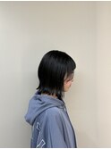 20代30代大人可愛いアッシュベージュくびれボブ耳掛け透明感