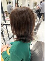 ネオリーブギンザ 銀座店(Neolive GINZA) 明るい白髪染め　レイヤースタイル　【銀座】