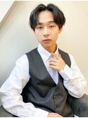 20代30代40代メンズアップバング清潔感爽やかビジカジ
