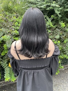 カノイ(KANOI) グレージュカラー/ミディアムレイヤー/韓国巻き