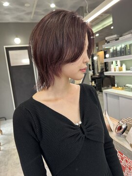 レド(LeDo) ナチュラルウルフ／毛流れウルフ／インナーカラー