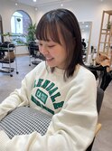 地毛との相性抜群!透け感ベージュ