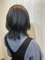 テーラヘアー 守谷店(TELA HAIR) くびれヘア*ネイビーブラックカラー【TELA HAIR 守谷】