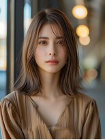 押上美容院 ヴィータ (vita)&nbsp;くびれボブベージュ◎30代40代50代