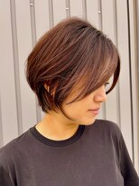 ハレ(HARE)&nbsp;白髪活かしショートスタイル