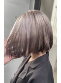 ハイトーンボブ・ローライトカラー・ホワイトカラー・表参道ケア