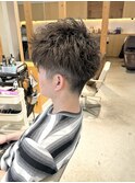 【LOVEST服部】スパイキーショートダークアッシュベージュ