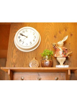 一人ひとりのお客様にしっかり向き合って施術するので、髪の悩みも相談しやすい♪アットホームな雰囲気が◎