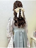 嬉し、悲しい卒業式♪『卒業袴着付け＋ヘアセット(^○^)』