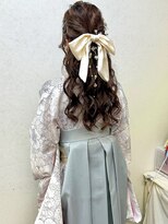 ヘアセットアップス(UP's) 嬉し、悲しい卒業式♪『卒業袴着付け＋ヘアセット(^○^)』