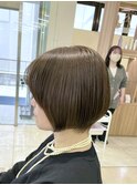 グレージュ/ショートボブ/ショートヘア30代/40代/50代