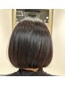 ストレートパーマ(ショート～ミディアム）＋ケアトリートメント￥16,000