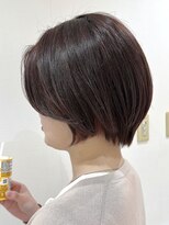 ラウレア(LAULEA)&nbsp;ショートカット/ハンサムショート/ピンクベージュ/春カラー/小顔