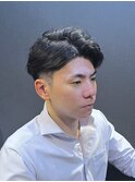 ビジネスツーブロックショート サイドパート ニュアンスフェザー