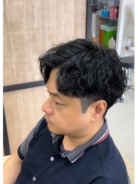 エッジ(EDGE) 大分メンズ無造作ツイストスパイラルパーマ刈り上げマッシュ