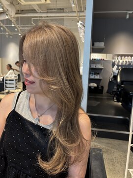 ヘアーエスクールシーユー 枚方T-SITE店(hair S.COEUR×Cu) レイヤースタイル