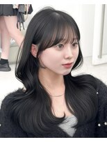 アマトウキョウスマートサロン(AMA TOKYO×Smart Salon)&nbsp;韓国ヘア　レイヤー　顔まわり