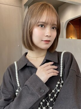 ロンド ボーイ 表参道(Lond BOY) タッセルボブ/ストンボブ/縮毛矯正/地毛風ストレート/顔周り原宿