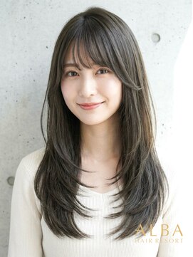 アルバ ヘアリゾート(ALBA) イメチェン/ピンクベージュ/アンブレラカラー/前髪/三鷹