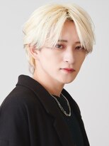 エルマーク 松山(L-MARK)&nbsp;センターパート/ブリーチ/ダブルカラー/men's/メンズ