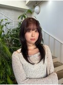 ☆初カラーショコラブラウンミディアムレイヤーモカブラウン