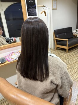 ナグモ美容室の写真/☆極上ツヤとまとまりを両立！圧倒的持続性で感動◎メテオトリートメントで理想の髪へ！