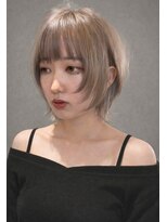 ブランニュー オーバー 難波店(Brandnew over)&nbsp;【Brandnew】ショート＿ウルフヘア＿マッシュウルフ＿ブリーチ