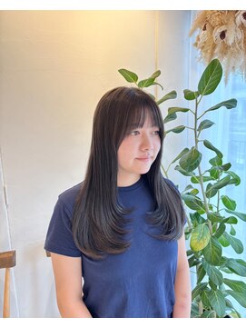 フィーカ(fika) ミディアムレイヤー×グレージュ☆