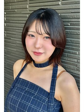 トゥエンティ(twenty) 黒髪レイヤーボブ【twenty】