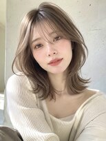 ノア 三宮店(NOA)&nbsp;【NOA】韓国風くびれミディ×小顔顔まわりレイヤー