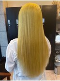 白髪ぼかし　イエロー