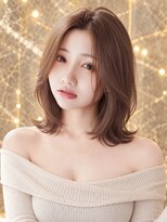 ロンドロゼ 池袋(Lond rose)&nbsp;大人可愛いミディアムレイヤー×顔周りレイヤー