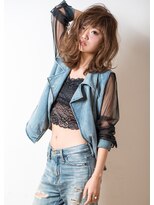 ヘア デザイン ハルプ(hair design HALB)&nbsp;ロック　ヌーディ　ミディ