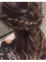 モードケイズ 尼崎店(MODE K's) 編みこみとロープ編みでお出かけセットアレンジ
