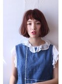 ふんわりボブ&アシンメトリー　　＊