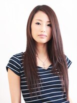 レーヴ 栃木店(REVE)&nbsp;ストレートはクールにカッコ良く☆ストレートアッシュロング☆