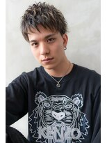 オースティン 流山おおたかの森(AUSTIN)&nbsp;ツイストパーマ七三オールバックマッシュウルフスリークショート