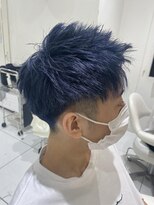 アブニール 我孫子(AVENIR)&nbsp;ネイビーブルー×アップバングショート