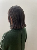 フロート 小阪店(float) 髪質改善_マロンベージュ Aラインボブ かきあげ